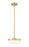 1 Light Pendant | 827P9-MGLD-LED