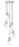 5 Light Chandelier | 828P6-5R-BN