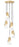 5 Light Chandelier | 828P6-5R-MGLD