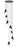 7 Light Chandelier | 828P6-7R-MB