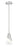 1 Light Pendant | 828P6-ROD-BN