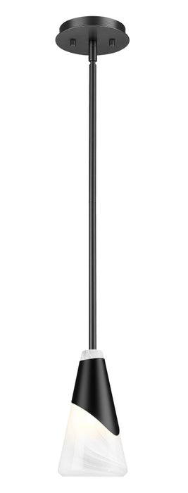 1 Light Pendant | 828P6-ROD-MB