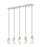 5 Light Linear Chandelier | 828P7-5L-BN