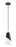1 Light Pendant | 828P7-MB