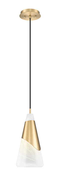 1 Light Pendant | 828P7-MGLD