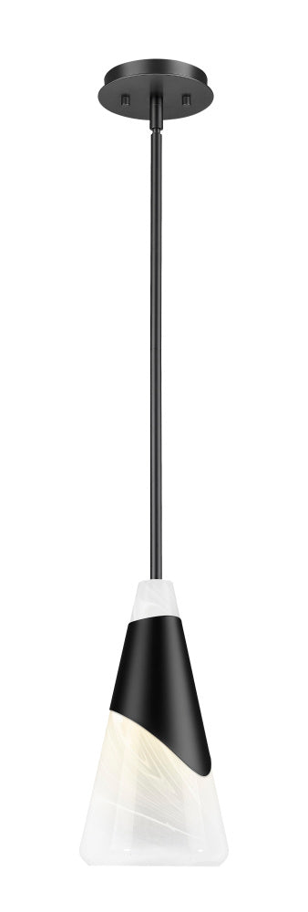1 Light Pendant | 828P7-ROD-MB