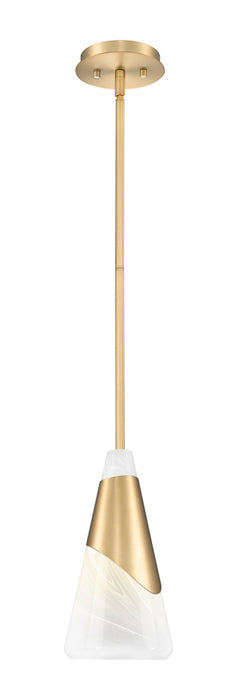 1 Light Pendant | 828P7-ROD-MGLD