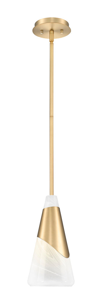 1 Light Pendant | 828P7-ROD-MGLD