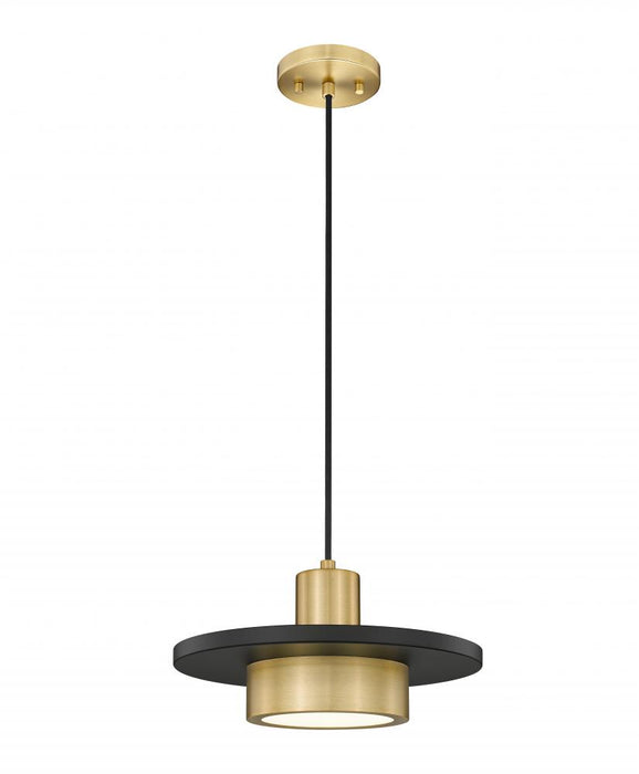 1 Light Pendant | 829P12-MB-MGLD-LED