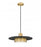 1 Light Pendant | 829P16-MB-MGLD-LED