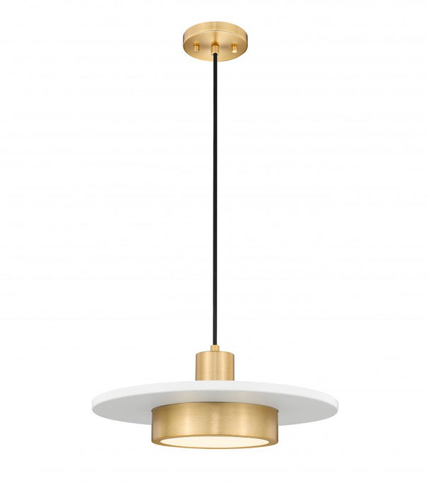 1 Light Pendant | 829P16-MW-MGLD-LED