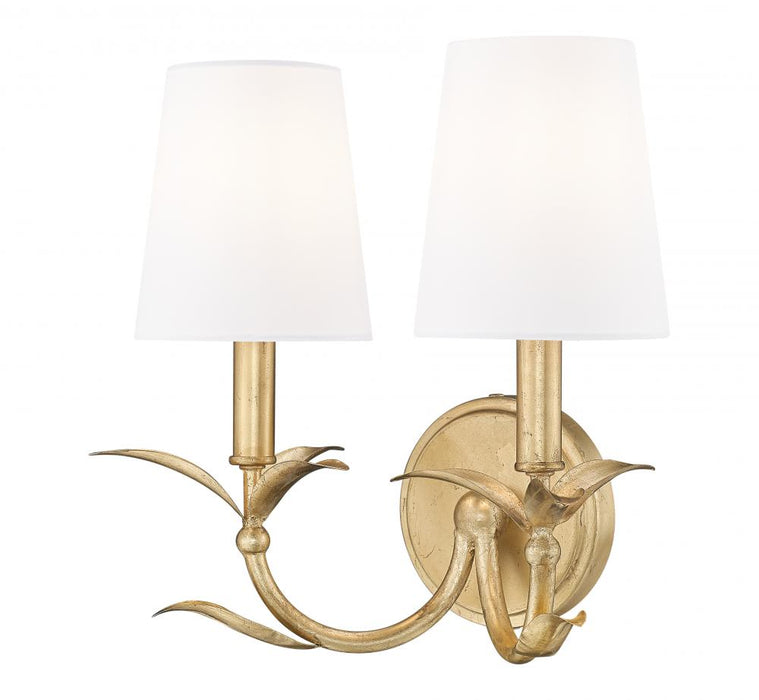 2 Light Wall Sconce | 830-2S-GLF