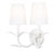 2 Light Wall Sconce | 830-2S-TXWH