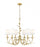 6 Light Chandelier | 830-31GLF