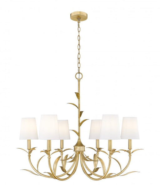 6 Light Chandelier | 830-31GLF