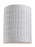 Paintable Ceramic Sconces Transitional 1-light Led Outdoor Exterior Dark Sky Compliant Round Etched | 83046EN3-714