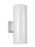 Visual Comfort & Co. Studio Collection Outdoor Cylinders transitional 2-light LED outdoor exterior small wall lantern sconce in white finis