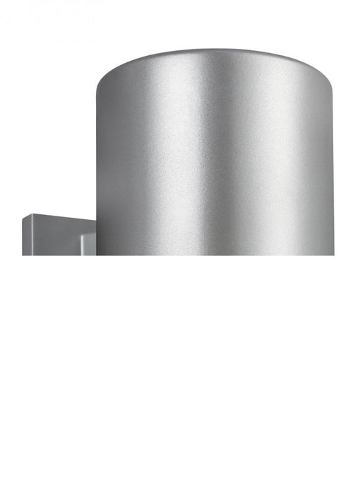 Visual Comfort & Co. Studio Collection Outdoor Cylinders transitional 1-light LED outdoor exterior large wall lantern sconce in painted bru