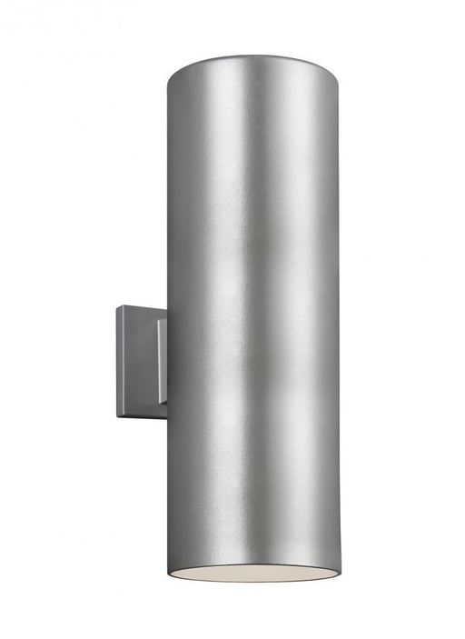Visual Comfort & Co. Studio Collection Outdoor Cylinders transitional 2-light outdoor exterior large wall lantern sconce in painted brushed