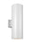 Visual Comfort & Co. Studio Collection Outdoor Cylinders transitional 2-light LED outdoor exterior large wall lantern sconce in white finis