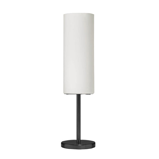 Dainolite 1 Light Incandescent Table Lamp, MB w/ WH Glass