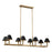 8 Light Linear Chandelier / Lustre Lineair 8 Light | 207332A