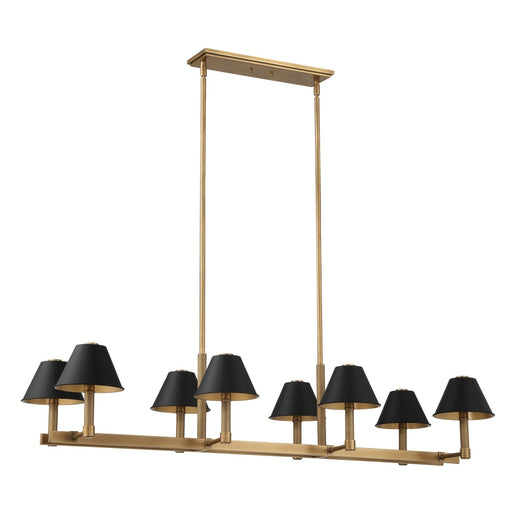 8 Light Linear Chandelier / Lustre Lineair 8 Light | 207332A