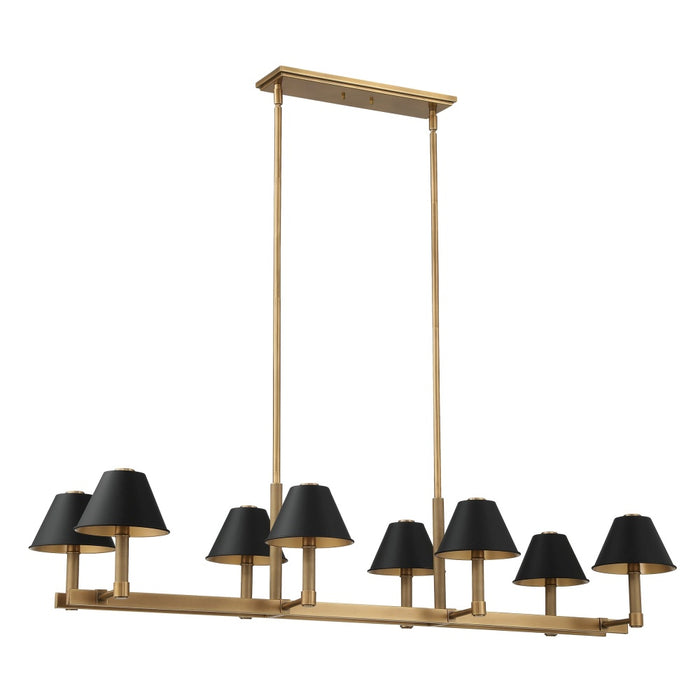 8 Light Linear Chandelier / Lustre Lineair 8 Light | 207332A