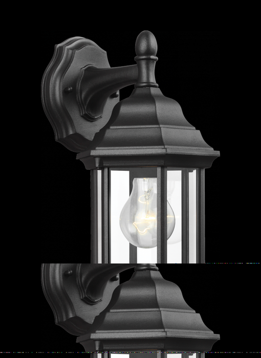 Sevier Small One Light Downlight Outdoor Wall Lantern | 8338701-12