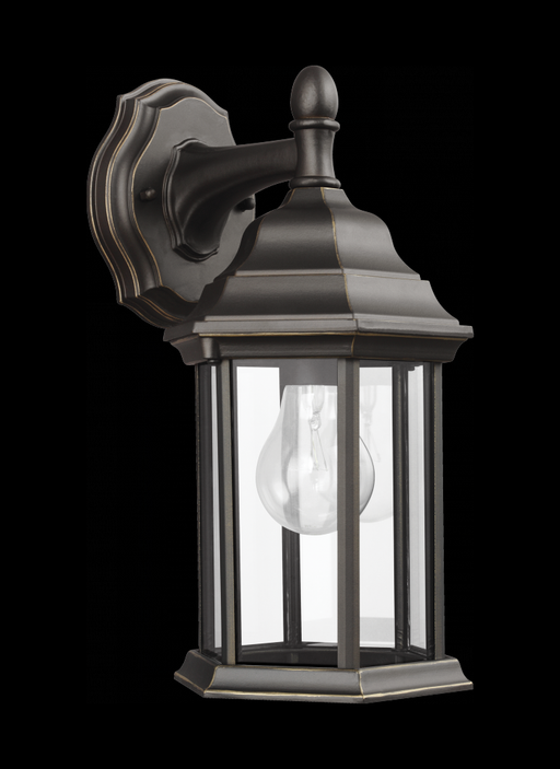 Sevier Small One Light Downlight Outdoor Wall Lantern | 8338701-71