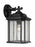 Generation Lighting Kent traditional 1-light outdoor exterior large wall lantern sconce in oxford bronze finish with cle | 84031-746