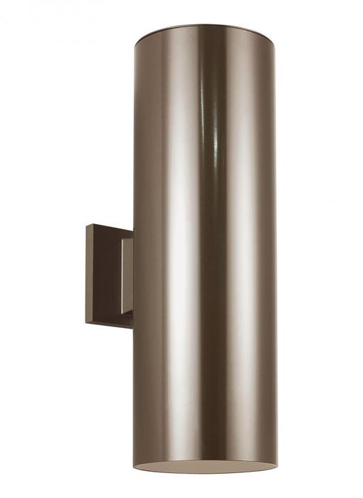 Outdoor Cylinders Large 2 Led Wall Lantern | 8413997S-10