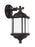 Generation Lighting Kent traditional 1-light LED outdoor exterior medium wall lantern sconce in oxford bronze finish wit