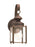Generation Lighting Jamestowne transitional 1-light small outdoor exterior wall lantern in antique bronze finish with cl