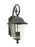 Generation Lighting Trafalgar traditional 3-light outdoor exterior wall lantern sconce in oxidized bronze finish with cl