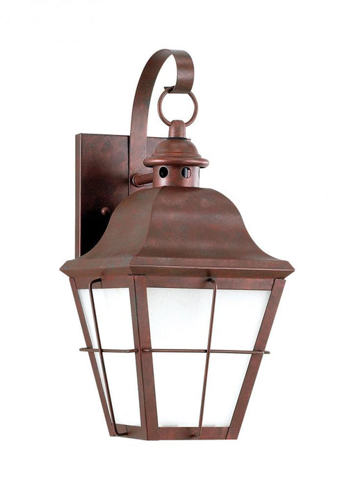 Generation Lighting Chatham traditional 1-light LED medium outdoor exterior dark sky compliant wall lantern sconce in we