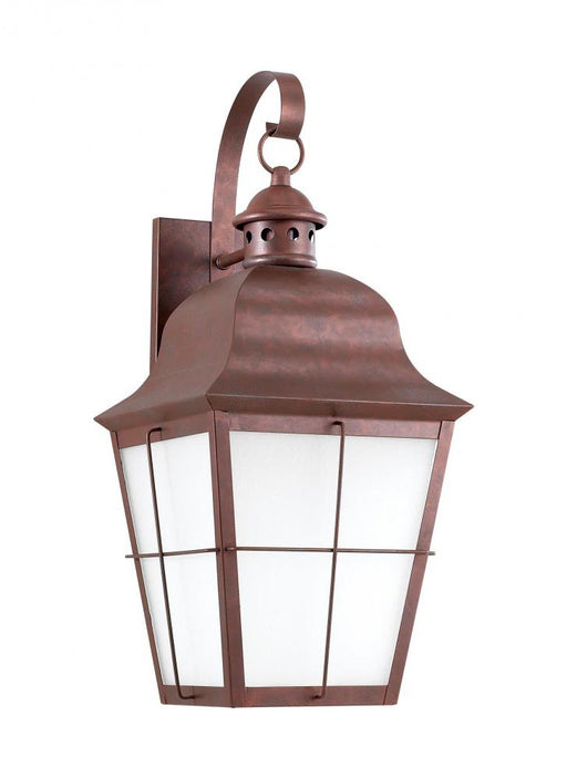 Generation Lighting Chatham traditional 1-light large outdoor exterior dark sky compliant wall lantern sconce in weather
