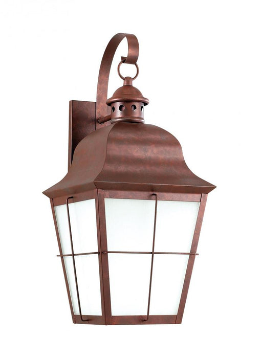 Generation Lighting Chatham traditional 1-light LED large outdoor exterior dark sky compliant wall lantern sconce in wea | 8463DEN3-44
