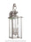 Generation Lighting Jamestowne transitional 2-light LED outdoor exterior wall lantern in antique brushed nickel silver f