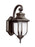 Generation Lighting Childress traditional 1-light LED outdoor exterior small wall lantern sconce in antique bronze finis