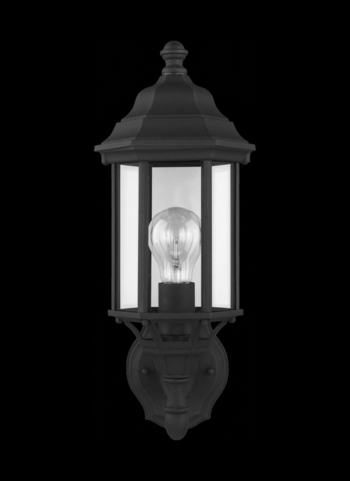 Sevier Small One Light Uplight Outdoor Wall Lantern | 8538701-12