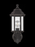 Generation Lighting Sevier traditional 1-light outdoor exterior small uplight outdoor wall lantern sconce in antique bro | 8538701-71