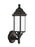 Generation Lighting Sevier traditional 1-light LED outdoor exterior small uplight outdoor wall lantern sconce in antique