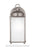 Generation Lighting New Castle traditional 1-light outdoor exterior large wall lantern sconce in antique brushed nickel