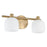 2 Light Vanity Light / Murale De Salle De Bain 2 Light | 207006A