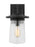Tybee Casual 1-light Led Outdoor Exterior Medium Wall Lantern Sconce In Black Finish | 8608901EN7-12