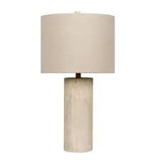 Craftmade 1 Light Poly Faux Wood Base Table Lamp