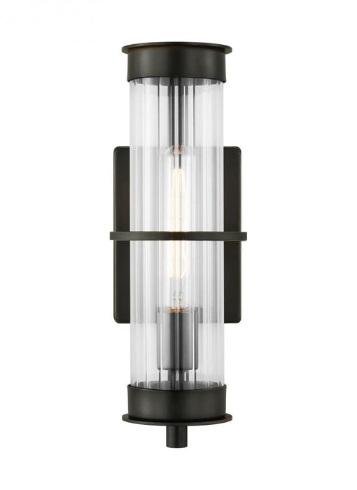 Alcona Transitional 1-light Led Outdoor Exterior Medium Wall Lantern In Antique Bronze Finish With C | 8626701EN7-71