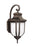Generation Lighting Childress traditional 1-light LED outdoor exterior medium wall lantern sconce in antique bronze fini