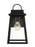 Founders Modern 1-light Led Outdoor Exterior Medium Wall Lantern Sconce In Black Finish With Clear G | 8648401EN7-12